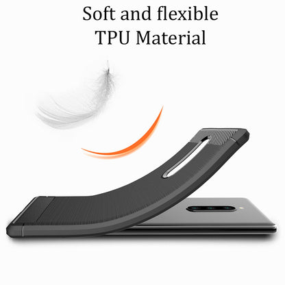 NALIA Handy Hülle für Sony Xperia 1, Carbon Cover Silikon Case Slim Bumper Etui