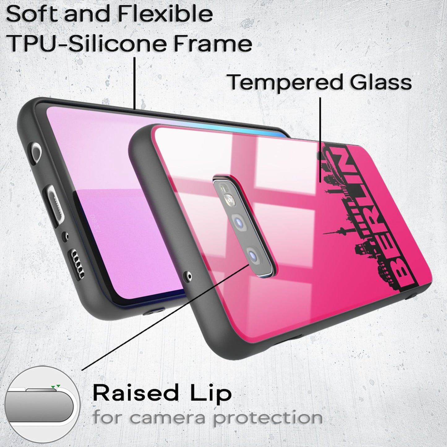 NALIA Motiv Handyhülle für Samsung Galaxy S10e, Schutz Case Cover Tasche Bumper Etui