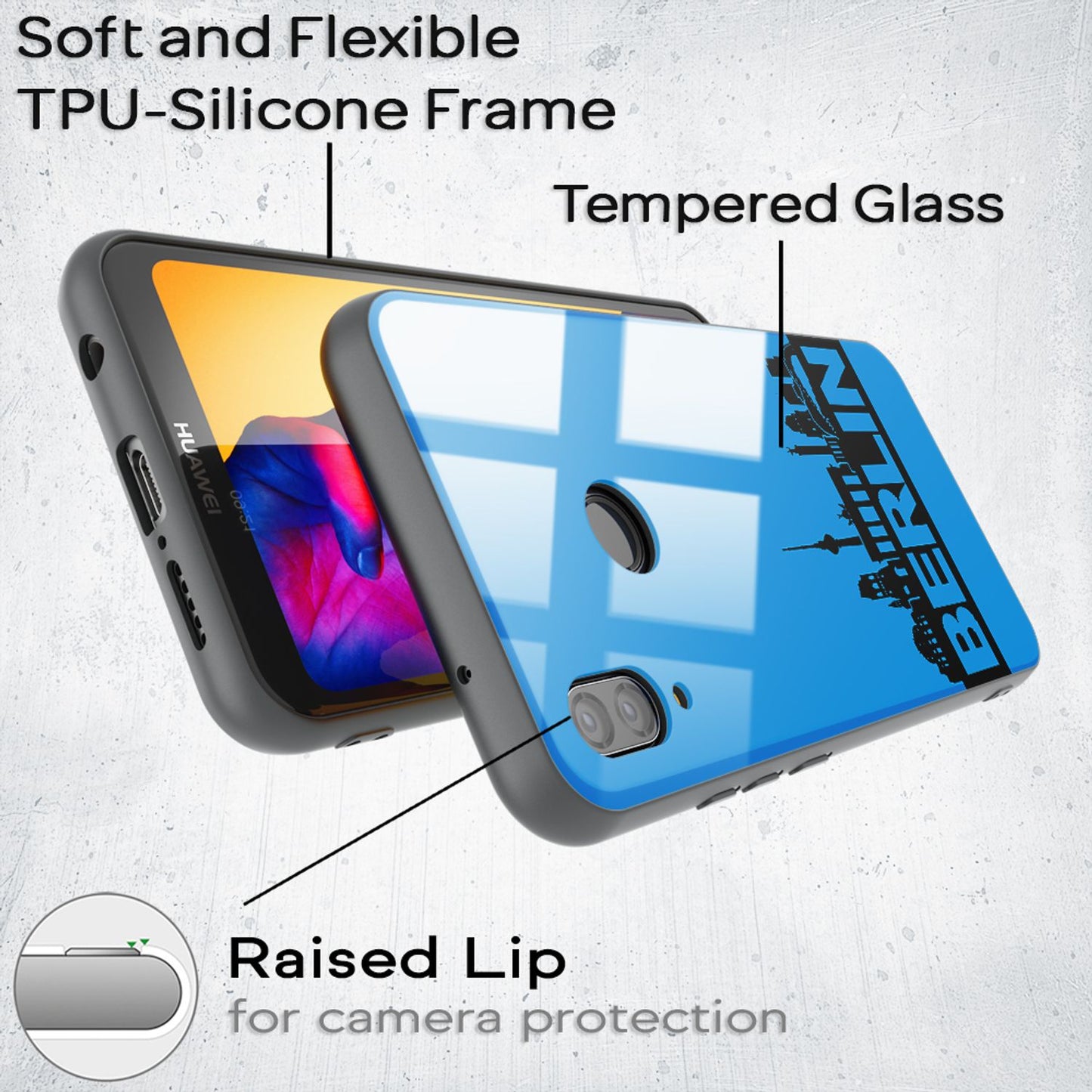 NALIA Motiv Handyhülle für Huawei P20 Lite, Schutz Case Cover Tasche Bumper TPU Etui