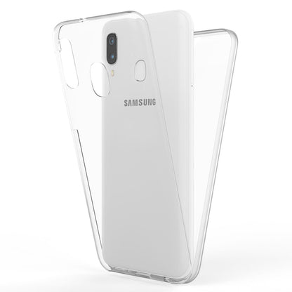 NALIA Handy Hülle für Samsung Galaxy A20e, 360 Grad Schutz Cover Case Bumper