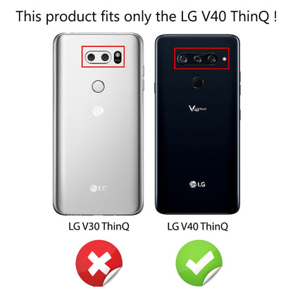 Handy Handyhülle für LG V40 ThinQ, Carbon Case Cover Schutz Tasche Schale Bumper Etui