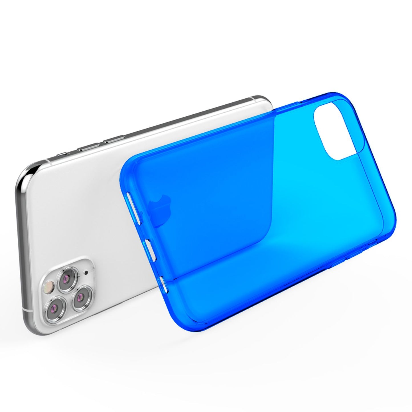 NALIA Handy Hülle für Apple iPhone 11 Pro Max, Silikon Cover Case Schutz Bumper