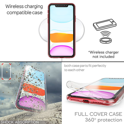 NALIA Handy Hülle für iPhone 11, Schutz Case Cover Tasche Bumper TPU Schale