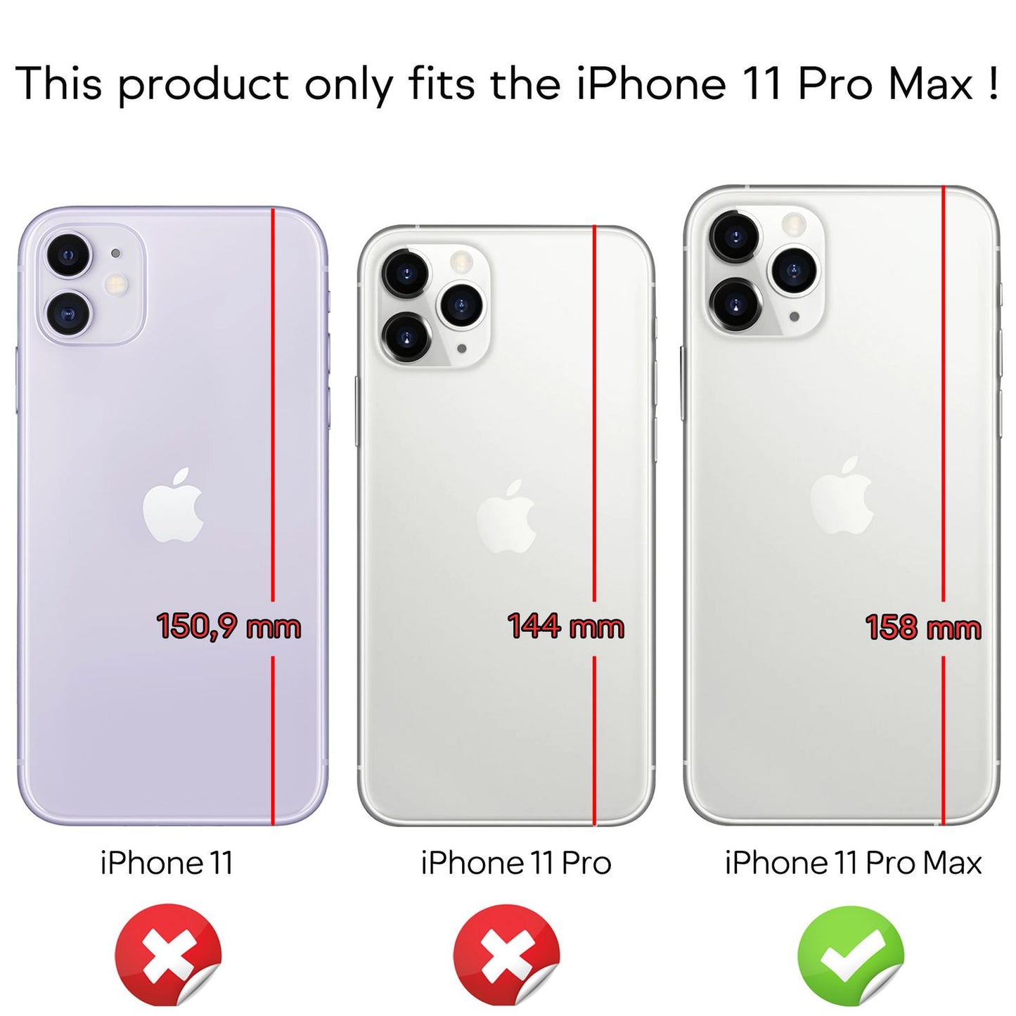 NALIA Handy Hülle für iPhone 11 Pro Max, Schutz Case Cover Tasche Bumper TPU