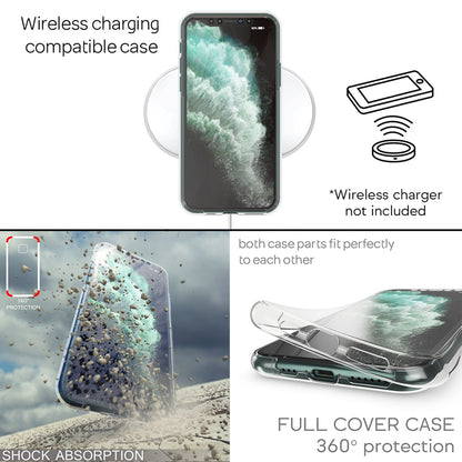 NALIA Handy Hülle für iPhone 11 Pro, Schutz Case Cover Tasche Bumper TPU Schale