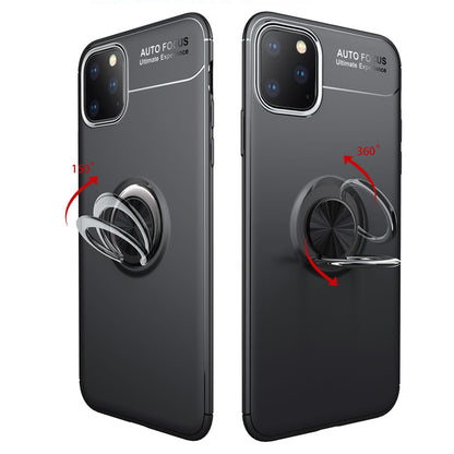 NALIA Ring Hülle für iPhone 11 Pro Max, Schutz Cover Magnetisch Silikon Case