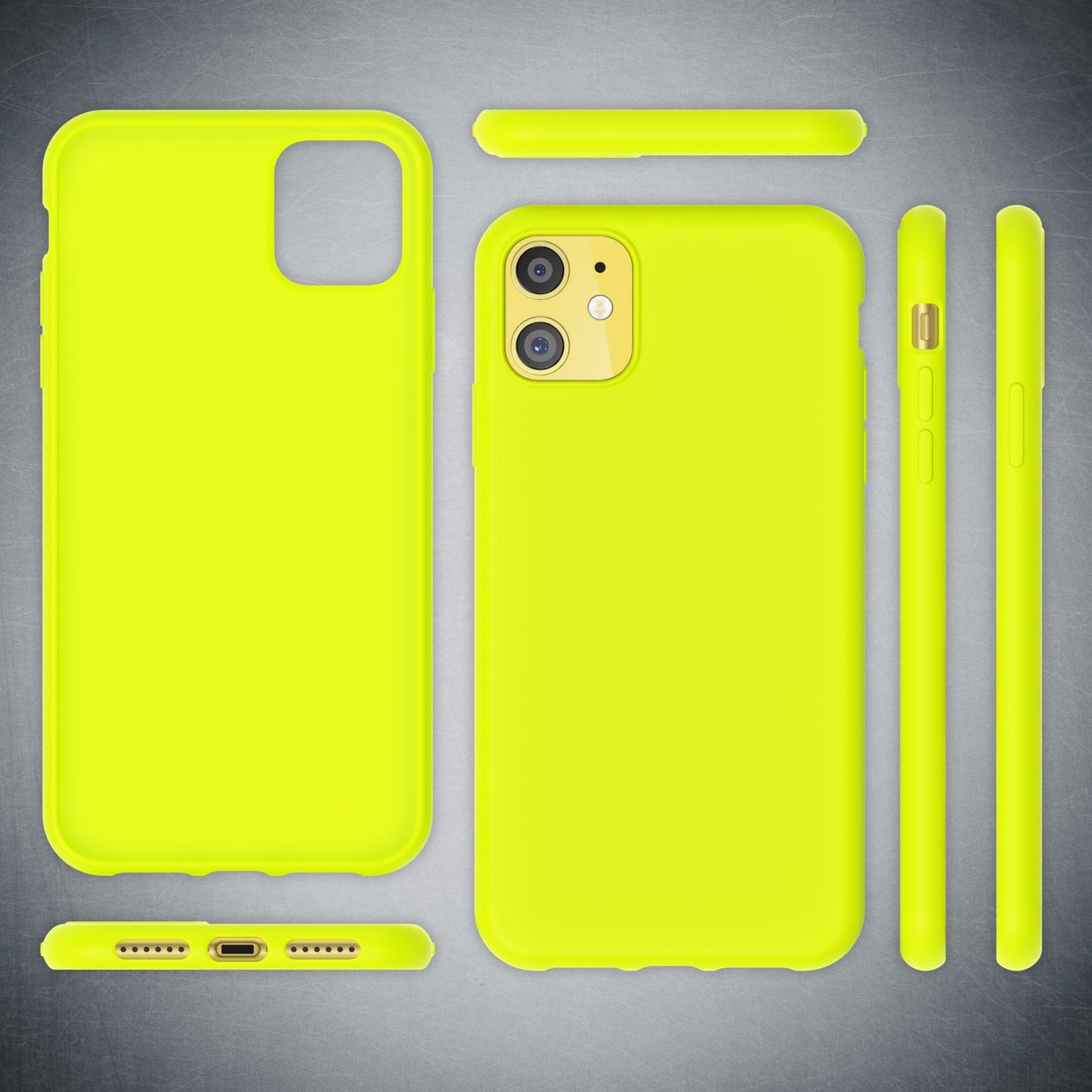 NALIA Neon Handy Hülle für iPhone 11, Soft case & Silikon Bumper Cover Schutz