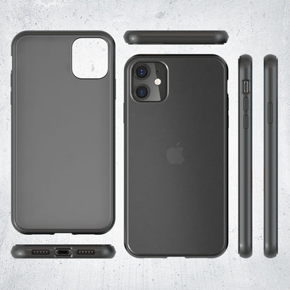 NALIA Handy Hülle für iPhone 11, Hard case & Silikon Bumper Cover Schutz Tasche