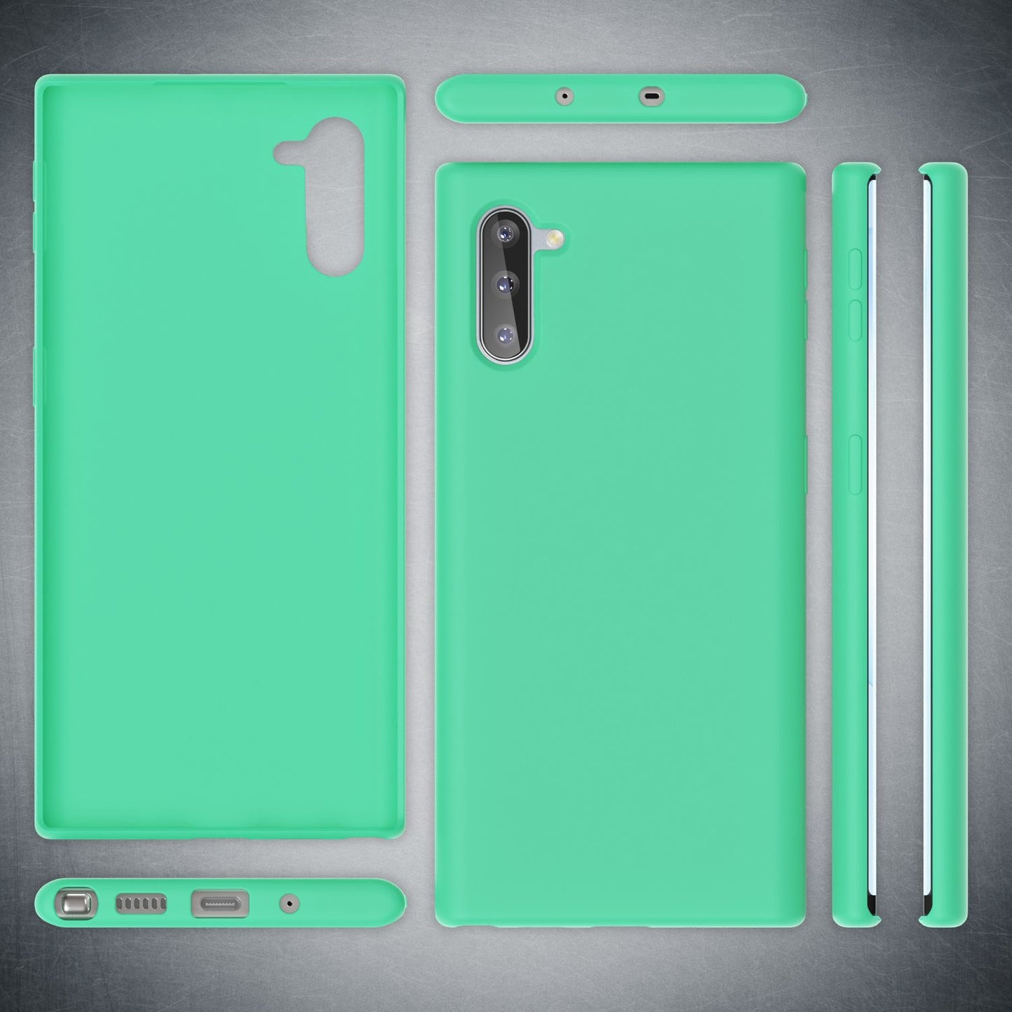 NALIA Neon Handy Hülle für Galaxy Note10, Soft case & Silikon Bumper Cover