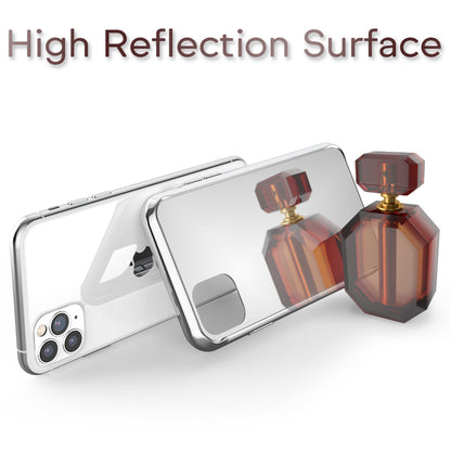 NALIA Spiegel Hart Glas Hülle für iPhone 11 Pro Max, Mirror Case 9H Glass Cover
