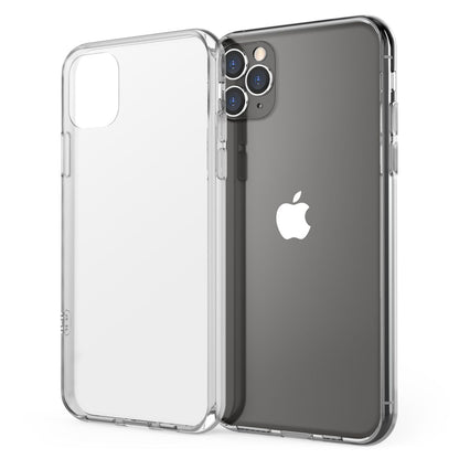 NALIA Hartglas Handy Hülle für iPhone 11 Pro, Durchsichtiges Hardcase Cover Etui