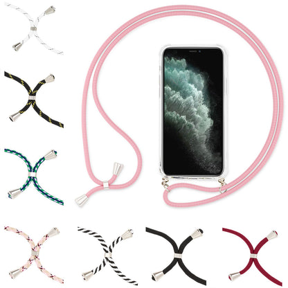 NALIA Handy Hülle mit Kette für iPhone 11, Necklace Case Etui mit Umhänge-Band