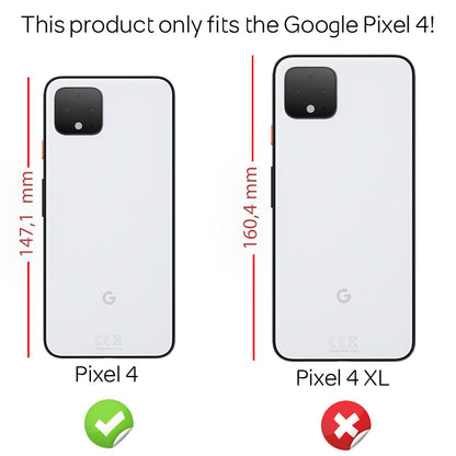 NALIA Handyhülle für Google Pixel 4 Hülle, Karbon Optik Stylische Handyhülle