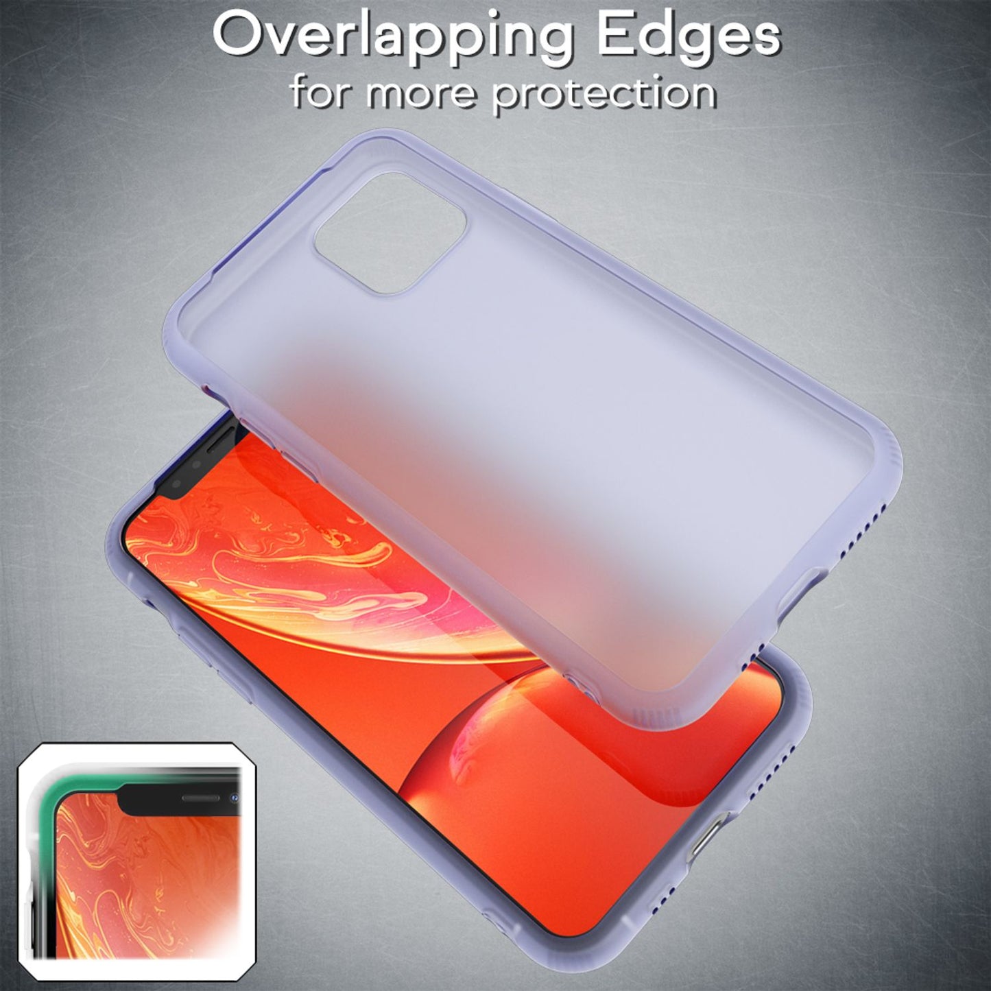 NALIA Handy Handyhülle für iPhone 11 Pro Max, Slim TPU Schutz Tasche Case Bumper Etui