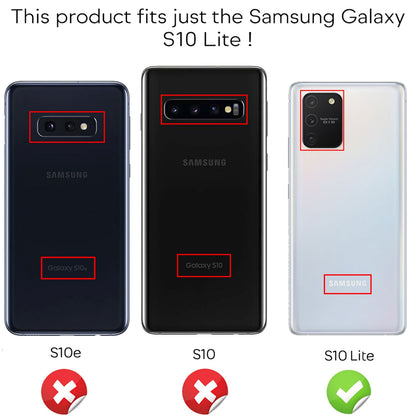 NALIA Handyhülle für Samsung Galaxy S10 Lite Hülle, Durchsichtige Schutzhülle