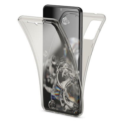 NALIA 360° Case für Samsung Galaxy S20, Durchsichtige Schutz Hülle Handy Tasche