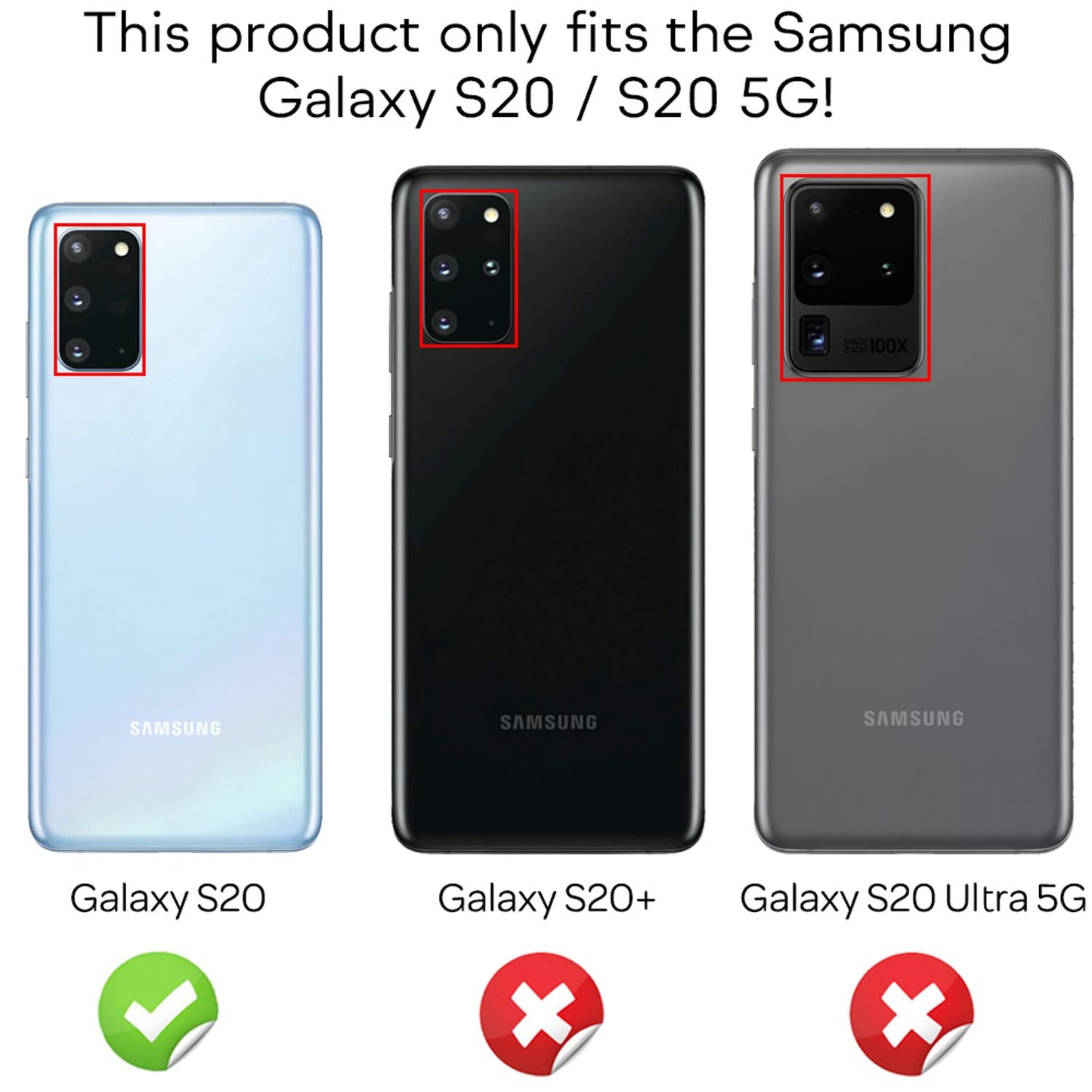 NALIA Design Case für Samsung Galaxy S20, Leder Optik Handy Hülle Tasche Cover