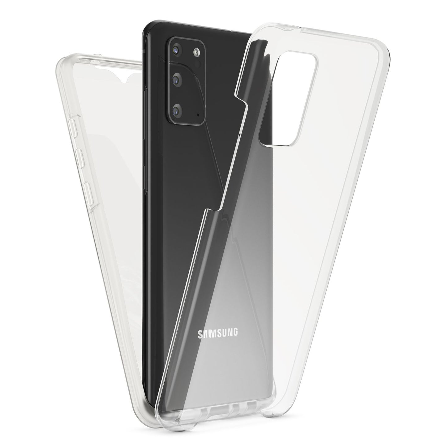 NALIA 360 Grad Handy Hülle kompatibel mit Samsung Galaxy S20, Full Cover Case