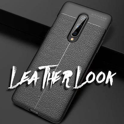 NALIA Handy Hülle für OnePlus 8, Leder Case Silikon Cover Schutz Tasche Bumper