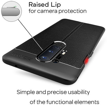 NALIA Handy Hülle für OnePlus 8 Pro, Leder Case Silikon Cover Schutz Tasche Etui