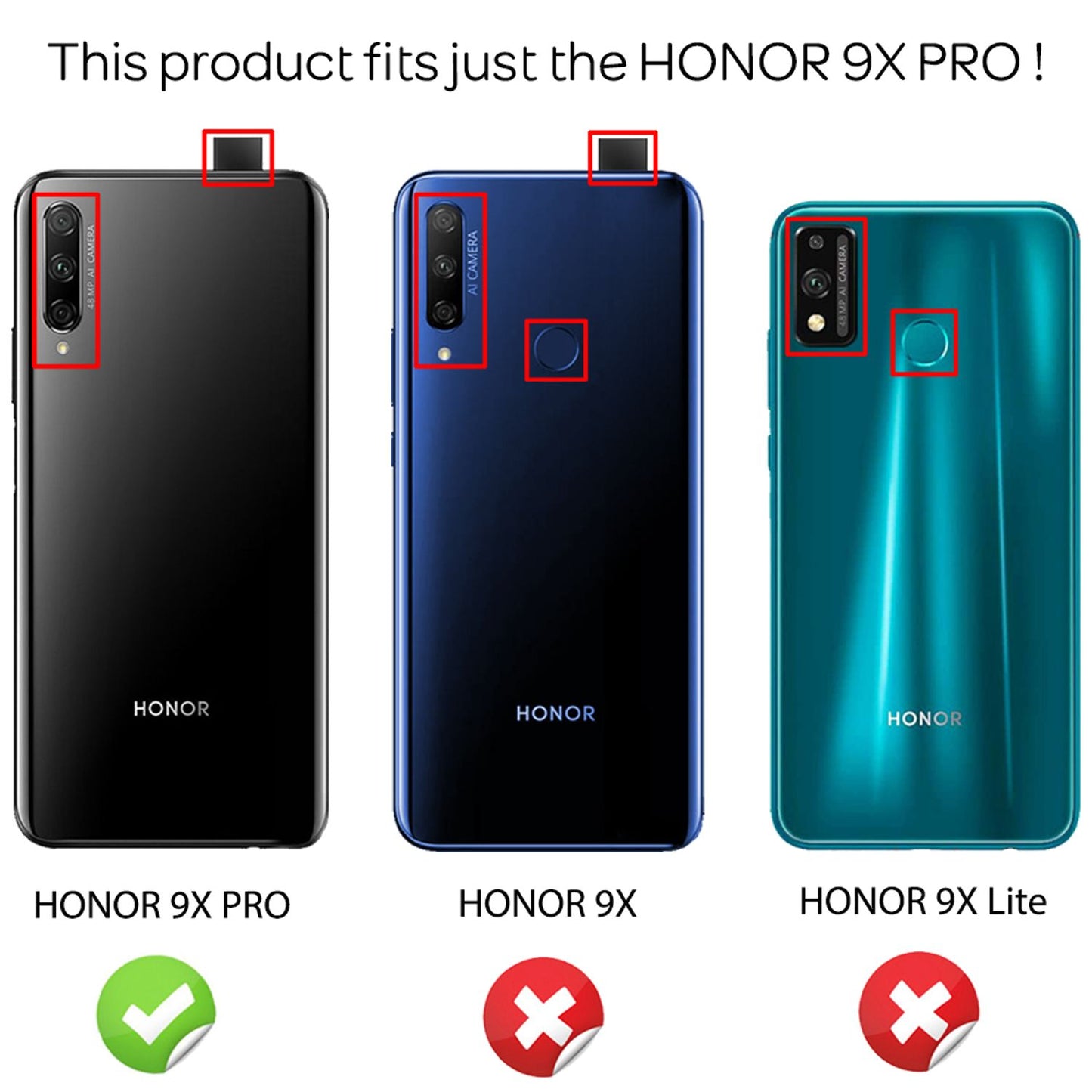 NALIA Ring Hülle für Honor 9X Pro, Handy Case TPU Schutz Cover für KFZ-Halterung
