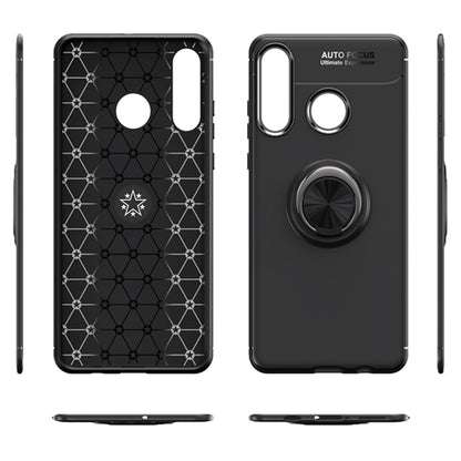 NALIA Ring Handy Hülle für Huawei P40 lite E, Silikon Cover Case mit 360° Halter