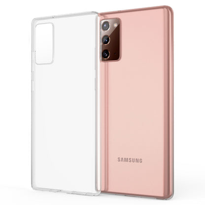 NALIA Handy Hülle für Samsung Galaxy Note20, Durchsichtige Silikon Schutzhülle