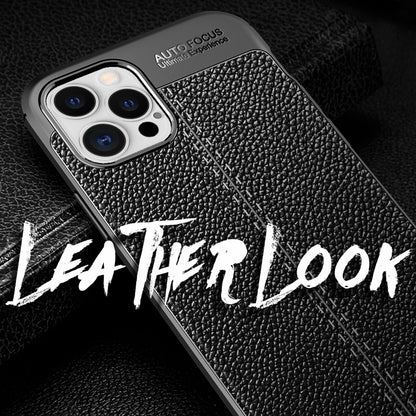 NALIA Leder Case für iPhone 12 Pro Max, Silikon Handy Hülle Schutz Tasche Cover