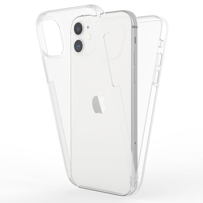 NALIA 360° Handy Hülle für iPhone 12 Mini, Full Cover Case Schutz Schale Etui