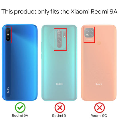 NALIA Ring Handy Hülle für Xiaomi Redmi 9A, Case für magnetische KFZ Halterung