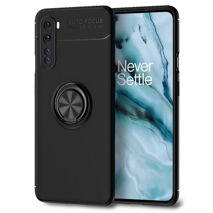 NALIA Ring Handy Hülle für OnePlus Nord, Schutz Phone Case Tasche Etui Bumper