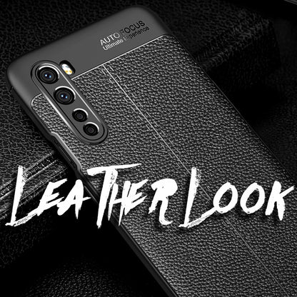 NALIA Design Handy Hülle für OnePlus Nord, Leder Look Phone Case Cover Bumper
