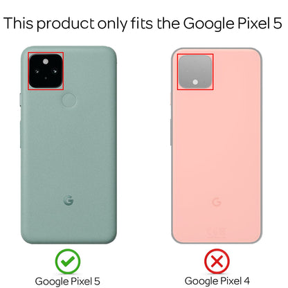 NALIA Ring Handy Hülle für Google Pixel 5, Kratzfestes Case Cover Phone Etui