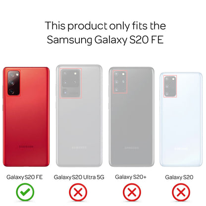 NALIA 360° Handy Hülle für Samsung Galaxy S20 FE, Clear Case Schutz Cover Etui