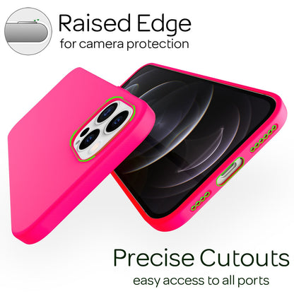 NALIA Weiche Silikon Handy Hülle für iPhone 12 Pro Max, Schutz Cover Soft Case