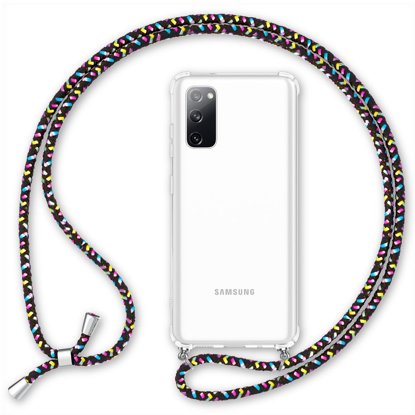 NALIA Samsung Galaxy S20 FE - Handy Hülle mit Kette Cover Schnur Kordel Case
