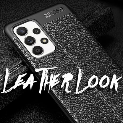 NALIA Case für Samsung Galaxy A52 5G / A52 / A52s 5G, Leder Look Handy Hülle