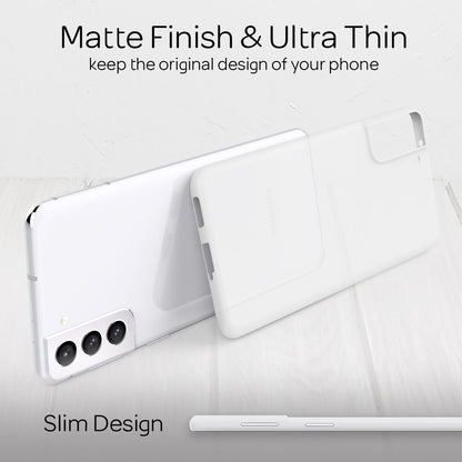 NALIA Extra Dünn Hard Case für Samsung Galaxy S21 Plus, Slim Handy Hülle Cover