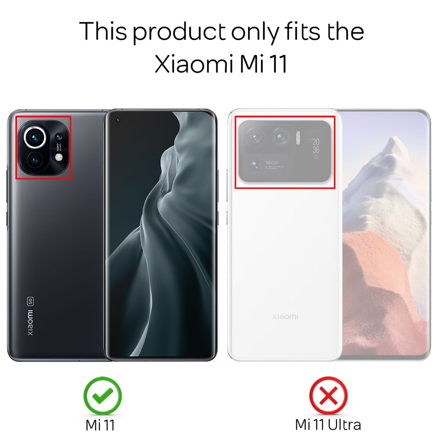 NALIA Ring Handyhülle für Xiaomi Mi 11 5G, Silikon Cover Schutz Tasche Case Etui