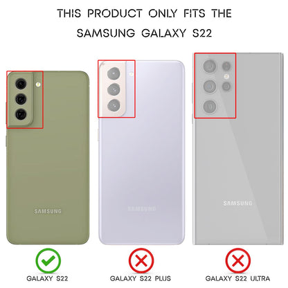 NALIA Carbon Look Case für Samsung Galaxy S22, Matt-Schwarze Silikonhülle Anti-Fingerabdruck Kohlefaser-Optik, Handyhülle Schutzhülle