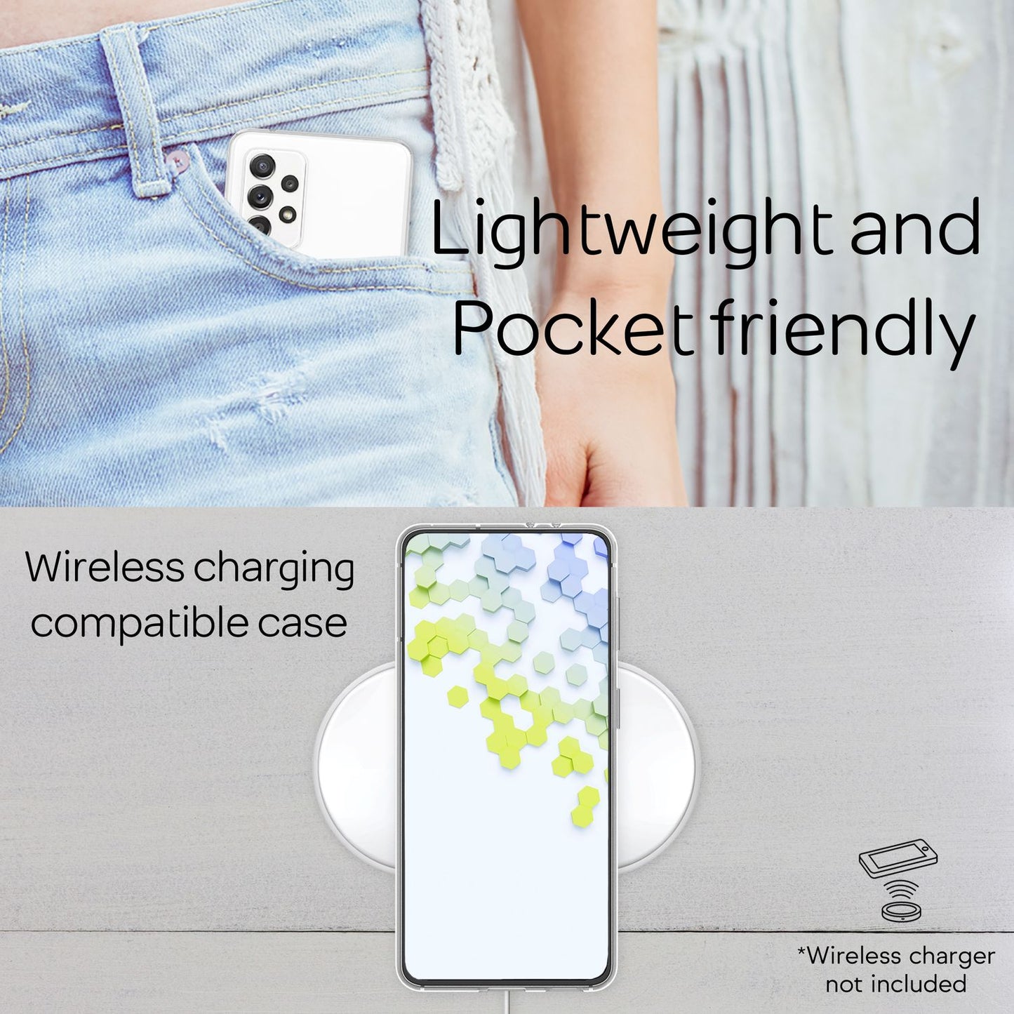 NALIA Klare Silikonhülle für Samsung Galaxy A53, Transparent Anti-Gelb Durchsichtig Vergilbungsfrei Crystal Clear Case, Dünne Schutzhülle Stoßfeste Silikon Handyhülle Cover Bumper