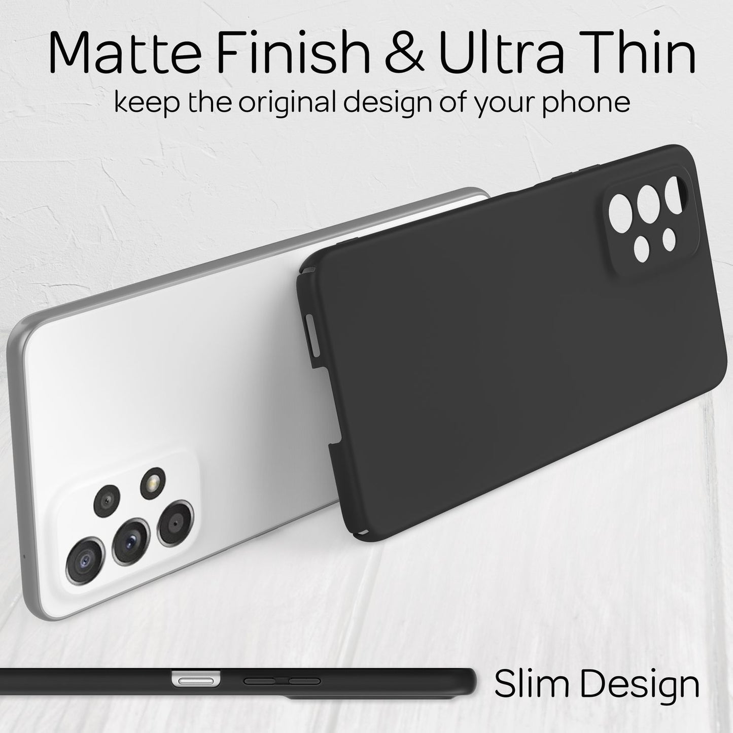 Ultra-Dünnes Hardcase für Samsung Galaxy A53 - Handy Hülle Slim-Fit Cover Matt