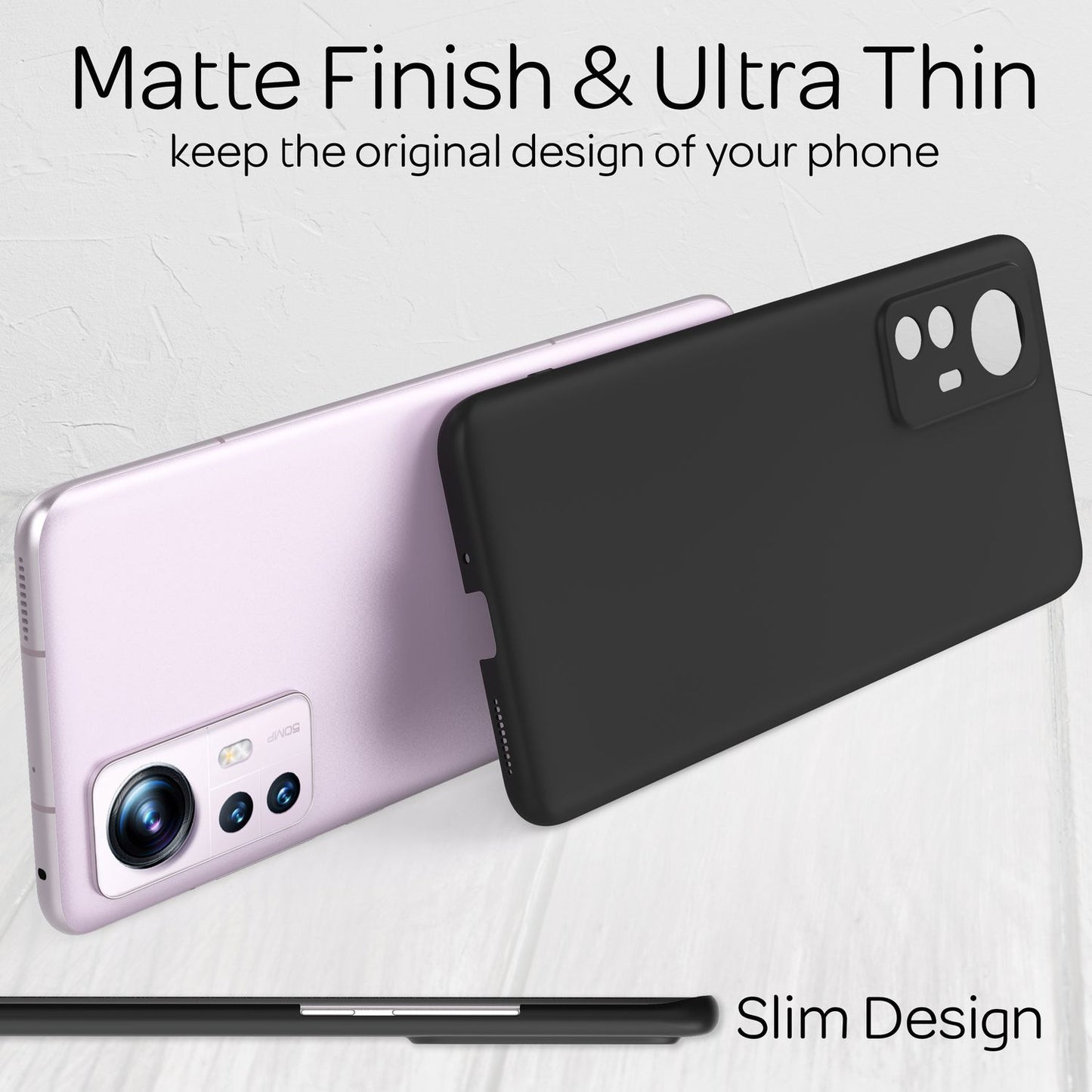 Ultra-Dünnes Hardcase für Xiaomi 12/ Xiaomi 12X - Handy Hülle Smartphone Cover