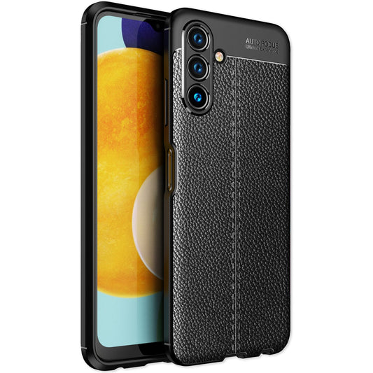 Hülle für Samsung Galaxy A13 5G Leder Look Cover Silikonhülle Case Schutzhülle