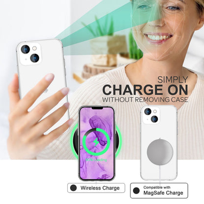 360° Hülle für iPhone 14 Plus - Klar Transparent Full Cover Case Display Schutz