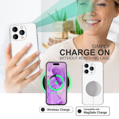 360° Hülle für iPhone 14 Pro Max - Klar Transparent Full Cover Case Schutz Etui