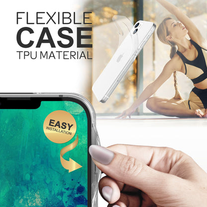 Hülle für iPhone 14 - Klar Durchsichtig Anti-Gelb Crystal Clear Case Handyhülle
