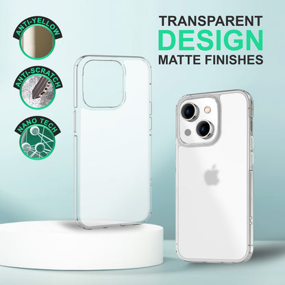 Für iPhone 14 Plus Hülle Matt Klar Durchscheinend Kratzfest Schutz Handyhülle