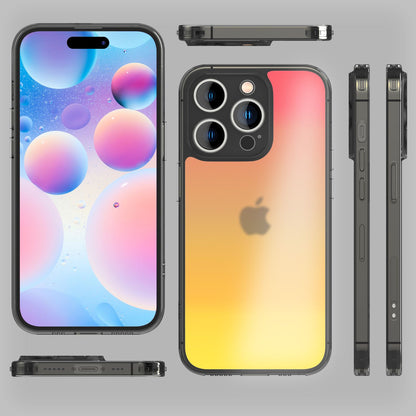 Farbwechsel Hülle für iPhone 14 Pro Max - Durchscheinend Farbspiel Hard Cover