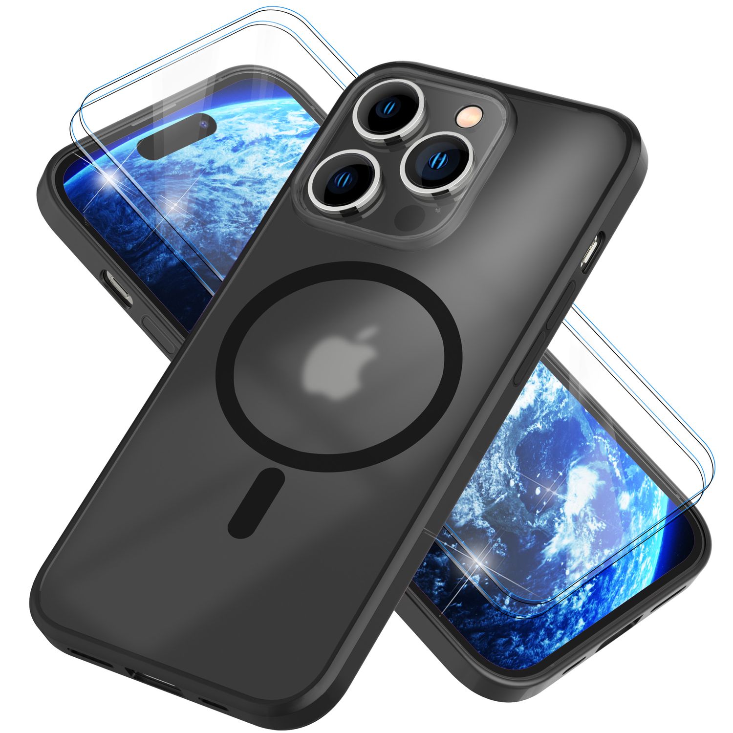 Premium Silikon Schutz Case für Apple iPhone 14 Pro Max Hülle kompatibel  mit MagSafe